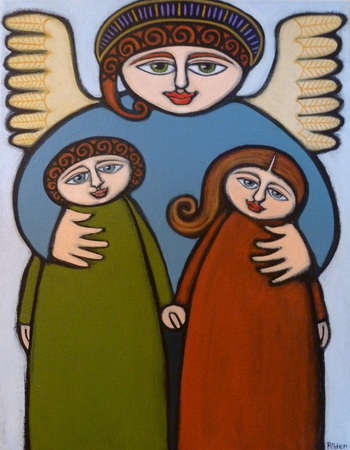 Guardian Angel with Children